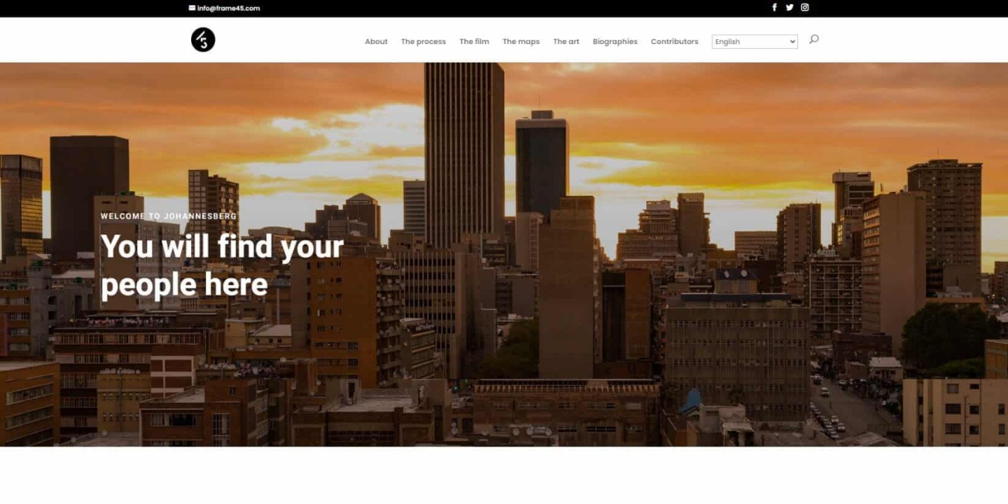 Screenshot of the You Will Find Your People Here website